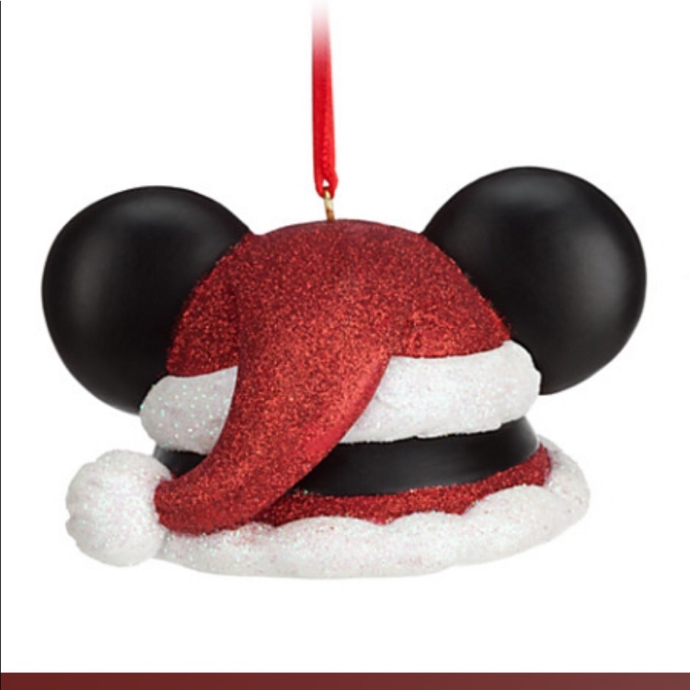 Disney Parks Santa Mickey Hand Painted Xmas Ornament - Picture 4 of 10